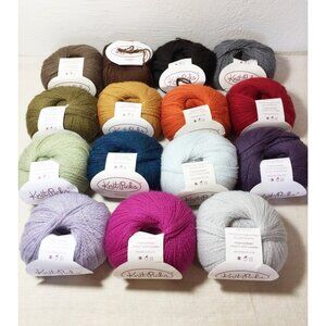 Set #3: Knit picks Palette 15 skeins set, 100% wool Fingering yarn, Knitpicks